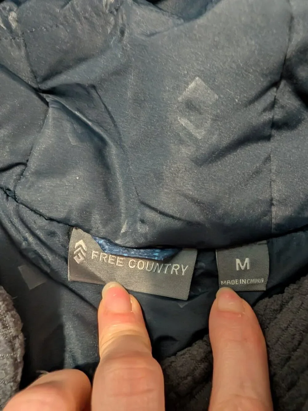 NWT 3 in 1 jacket winter wind and water resistant blue size medium